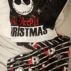 Nightmare Before Christmas soft pajama set.